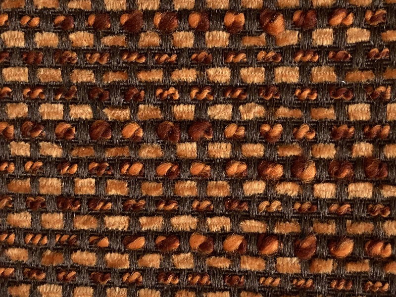 Příplatková hnědo-oranžová látka BETA 20 na dřevěnou židli